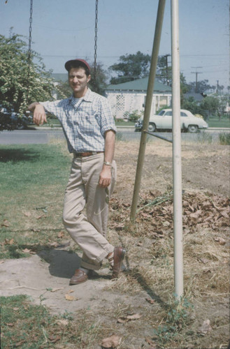 Robert McNeil in Huntington Beach, 1956