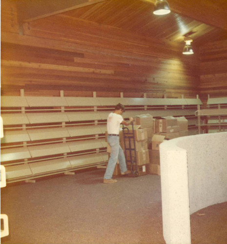 University Park Library prior to opening, 1975