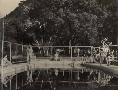 Swimming pool at Shadybrook hotel, Silverado