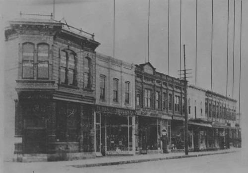 Santa Ana. West Fourth St. between Main and Sycamore in the late 1880's