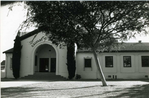 Cypress Elementary School (built in 1929) later used as Calvary Chapel, 5202 Lincoln Avenue, Cypress, 1989