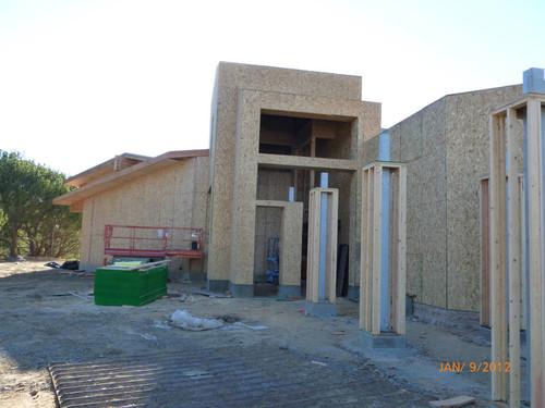 Laguna Niguel Library exterior wood skin, 2012