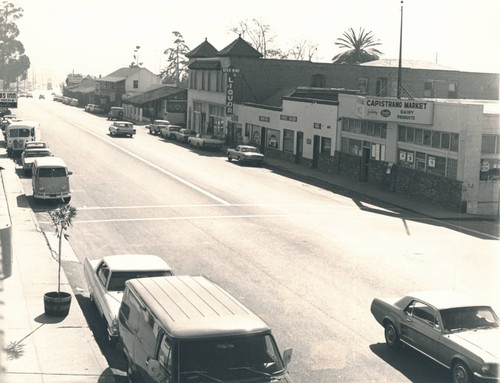 Downtown San Juan Capistano in the late 1950's