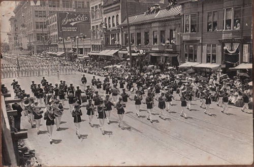 Parade street scene, Santa Ana