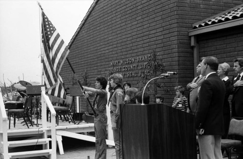 Seal Beach Library dedication, Feb. 1978