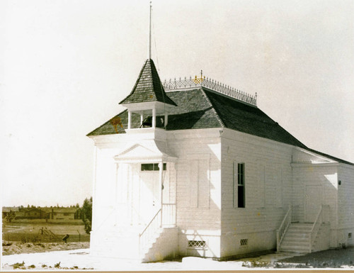 El Toro Grammar School at the new location, Heritage Hill Historical Park, El Toro, 1976