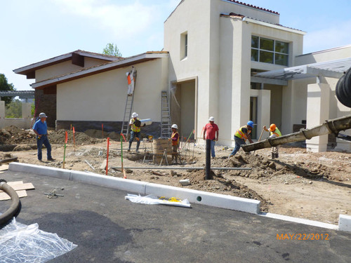 Laguna Niguel Library front entry plaza, 2012