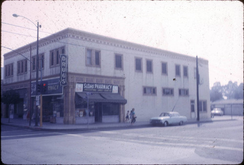 Sutton's drugs, site of old Coy's store