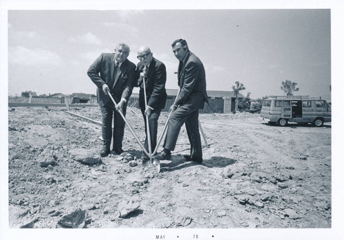 Mission Viejo Library groundbreaking, May 1970