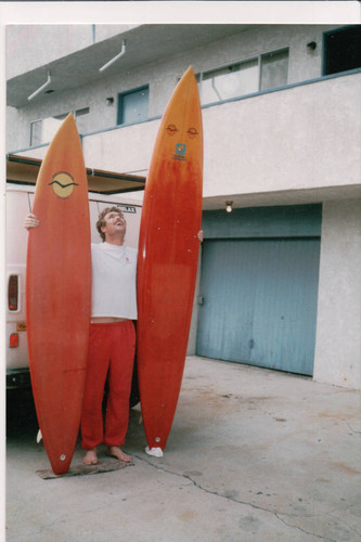 Two surfboards