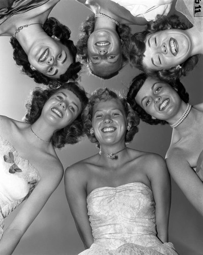 Huntington Beach beauty queens, Huntington Beach, California, June 27, 1951