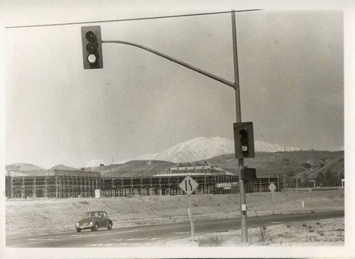 Brea Mall Construction, intersection of Imperial and State College Blvd