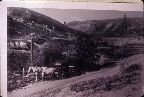 Brea Canyon, gathering brea for fuel