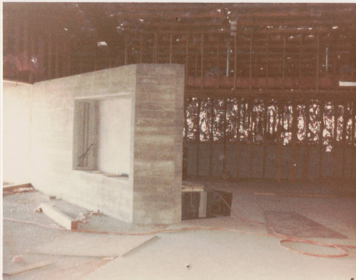 El Toro Library during construction