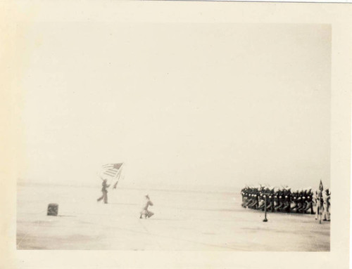 Parade on the flight line, MCAS El Toro, 1947