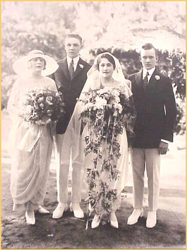 Kathryn Irvine's wedding to Frank Lillard, 1919