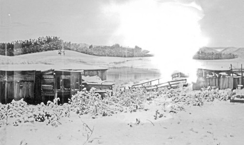 Snowfall at Peters Lake