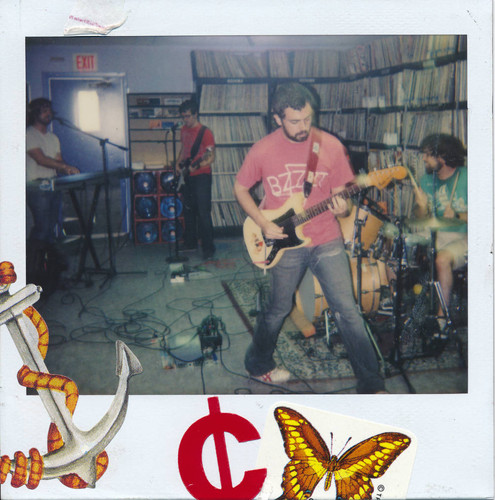 Band performing at KUCI 88.9 radio station