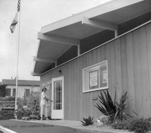 San Clemente Branch Library, 1957