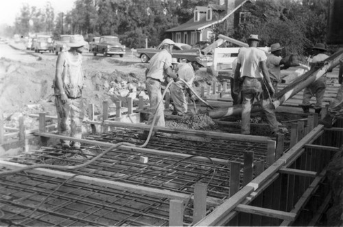 Men working, 17th Street, Tustin