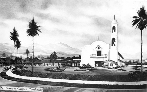 Rendering of Leisure World's St. George's Episcopal Church