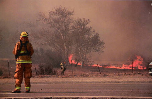 Santiago Fire, Modjeska Canyon