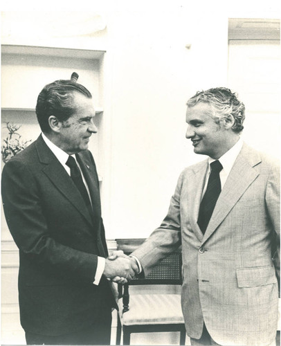 President Richard Nixon and Al Trevino