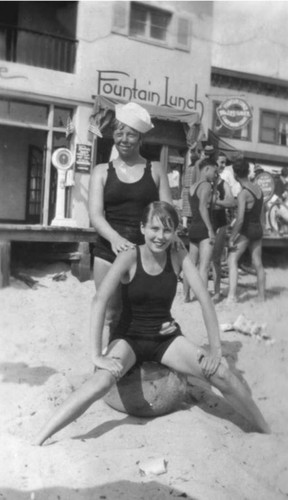 Marjorie Burns on Main Beach