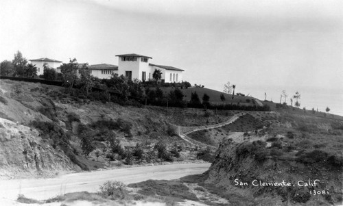 Home on the bluff above the Pacific Ocean, San Clemente