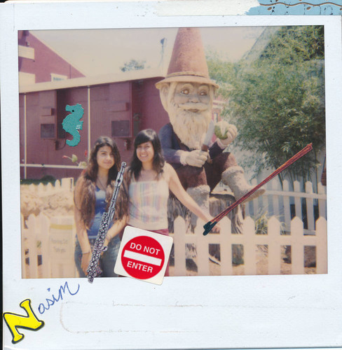 Ziba and sister at Orange County Fair, Costa Mesa