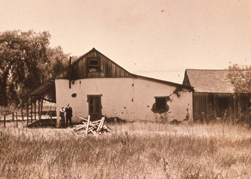 Serrano Adobe, before the 1932 restorations, El Toro