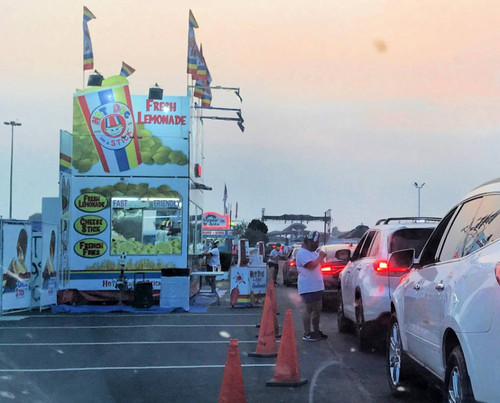 Food vendors at OC Fair's "Fair Food Drive Thru"