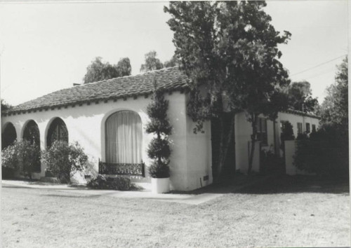 Van Hunnick Dairy home rear view, 9121 Valley View Street (built ca. 1925), Cypress, 1989