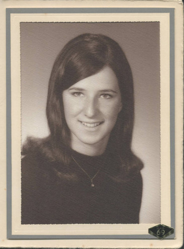 Susi McNeil Simpson graduation photo from Huntington Beach High School