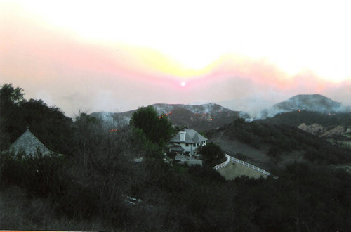 Santiago Fire, Modjeska Canyon