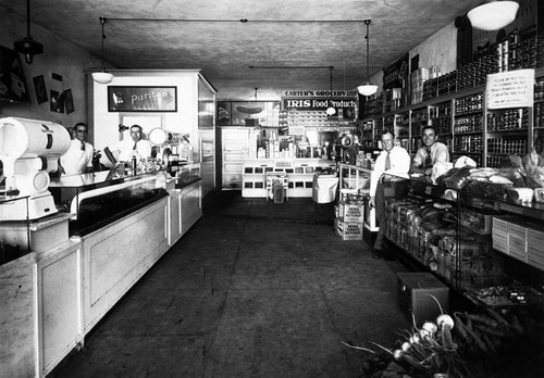 Carter's Grocery and Riehl and Teeter Meat Market, in Tustin