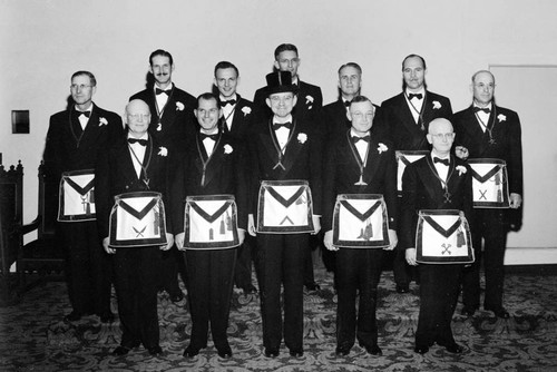New installs, Masonic Lodge Number 241, Orange County, California, December 10, 1948