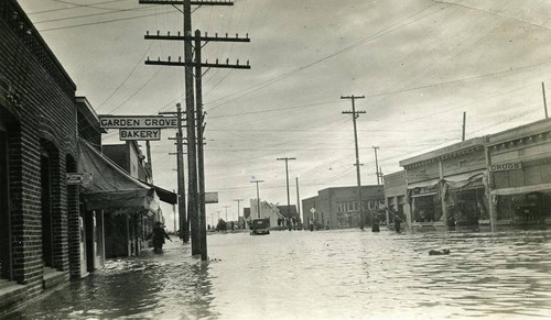 Flood in Garden Grove, 1916