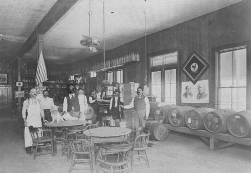 Saloon interior