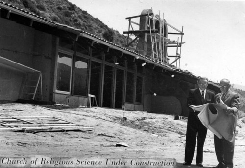 Construction of Leisure World's Church of Religious Science