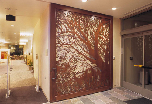 Foothill Ranch Library entry sculpture, 2003