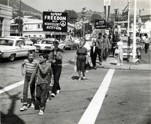 Laguna Beach freedom demonstration