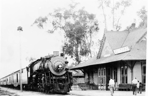 El Toro Depot with train, El Toro