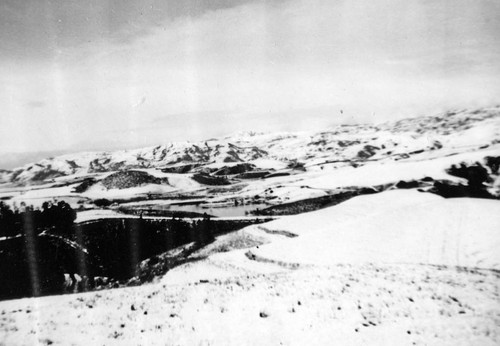 Snowfall at Peters Lake