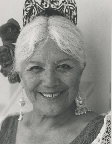 Marguerite Lobo at the Cinco de Mayo celebration in San Juan Capistrano