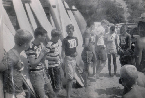 San Onofre surfing competition participants