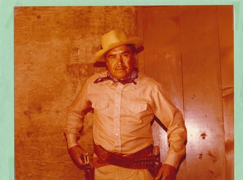 Tony Gonzales dressed as Pancho Villa