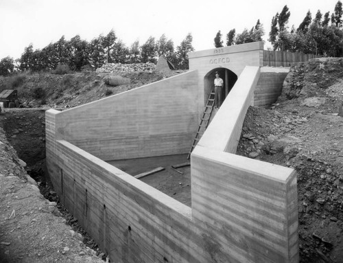 Storm drain, Villa Park, Calif. 1935