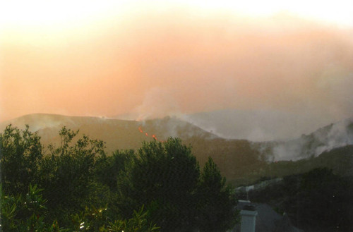 Santiago Fire, Modjeska Canyon