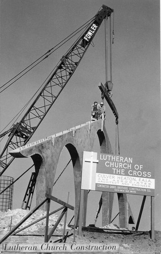 Construction of Leisure World's Lutheran Church of the Cross